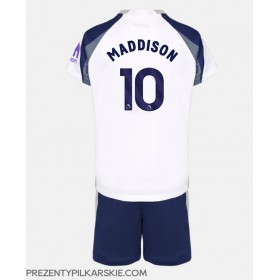 Stroje piłkarskie Tottenham Hotspur James Maddison #10 Koszulka Podstawowej dla dzieci 2025-26 Krótki Rękaw (+ szorty)